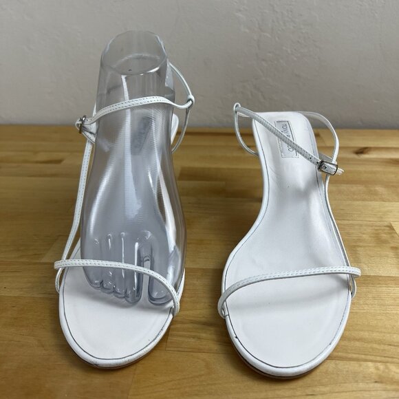 Tony Bianco White Strappy Heels - Picture 4 of 10